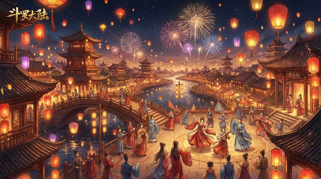 少妇节日视频：灯火阑珊